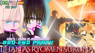 [NTR] The Bad End Party react to Lihan As Sukuna [ENG/ESP/PT-BR] - (As Sukuna)