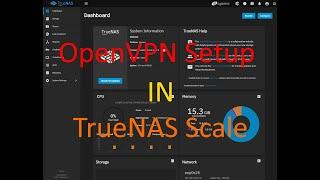 Setting up OpenVPN Server in TrueNAS Scale