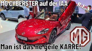 MG Cyberster auf der IAA in München: Man ist das ne geile Karre  #Elektroauto #roadster #IAA