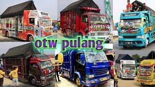 Otw pulang,para artis-artis truk yang menghadiri acara KEMD