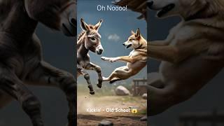 Kickin' It Old School: Donkey Style! #funnyanimals #animalcomedy