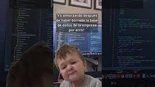 Cuando borras la base de datos siendo programador #shorts