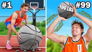 100 EXTREME Basketball Challenges!