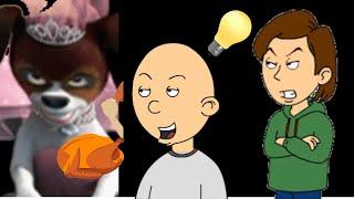 NEVER STEAL CHICKEN FROM A DOG (Classic Caillou Gets Grounded)