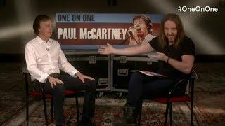 Live Q&A Paul McCartney with Tim Minchin announcing new OneOnOne tour