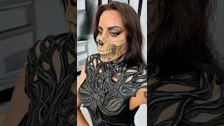 Transformed Aubrey Plaza Into Lady Death With Stunning Makeup #Agatha #makeup #shorts