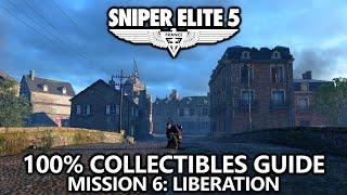 Sniper Elite 5 - 100% Collectibles Guide - Mission 6: Liberation