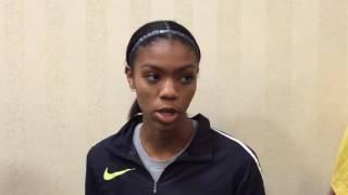 World high jump champion Vashti Cunningham feels 'free' after turning pro