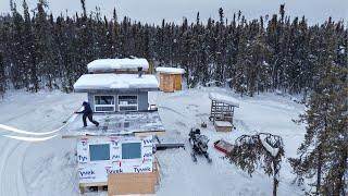 Never Ending Snow. Storm Proofing Cabin