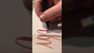 Word of the Day - Ignited #art #handwriting #wordoftheday #fire