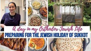 A Day In My Orthodox Jewish Life|| Preparing For The Holiday Of Sukkot||