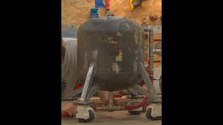Homemade Sandblaster from an Old Boiler!