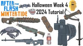 Week 4 Tutorial, Halloween - After The Flash, Wintertide, Roblox