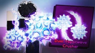 Spending $4,326,790 On The NEW DUAL VAPORWAVE CRUSHERS.. (Roblox Blade Ball)