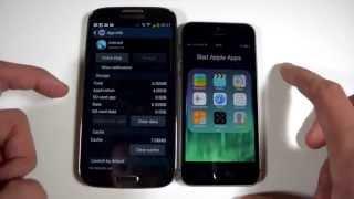 iPhone 5S vs Galaxy S4 - Web Browser Speed Test