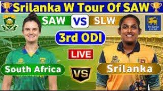 Live : south africa womens vs srilanka womens 2nd odi live | slw vs saw live | saw vs slw live