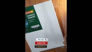 Unpacking Camlin Canvas 8x10 inch or 20x25 cm || Mini Canvas || Art with Grendel || #viral