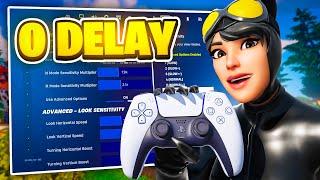 NEW Console 0 Delay Controller Settings + Sensitivity In Fortnite Season 4!