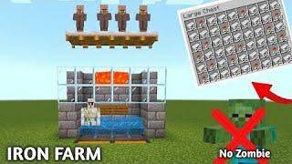 MINECRAFT : Iron Farm Java/Bedrock Edition | Vk Vickey Gamer