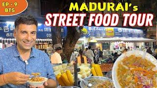 EP - 9 BTS Madurai Street Food Tour, sweet Paniyaram, Adi rasam, Murugan idly, Tamil Nadu