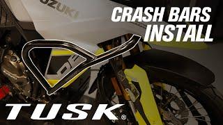 How To Install Tusk Crash Bars | 23+ Suzuki V Strom 800 DE/DE Adv