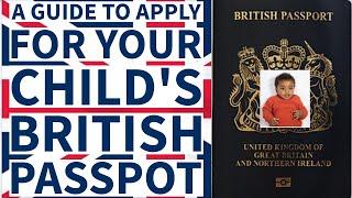 First British Child Passport Application Online | A Complete Guide #ukpassport #britishpassport