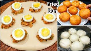 Easy 5 Minutes Snacks | Potato Fried Bun | New Recipe | Snacks Recipes/Easy flour recipes for snacks