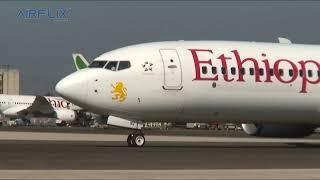 Ethiopian Airlines ADD-LLW | B737-800 with EXCLUSIVE cockpit view and operation! 