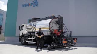 VIMPO Proportional Asphalt Distributor VAD4200A How To Operate