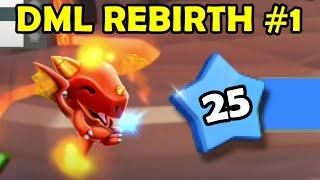 LEVEL 1 - LEVEL 25 IN 1 DAY?! - DML REBIRTH #1 (Android Gameplay NEW PLAYER Guide!)