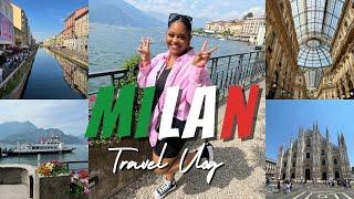 MILAN TRAVEL VLOG | COME TO MILAN, ITALY WITH ME |SEEING THE DUOMO| VISITING LAKE COMO & MORE!