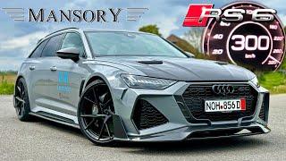 AUDI RS6 C8 MANSORY // 300KMH REVIEW on AUTOBAHN