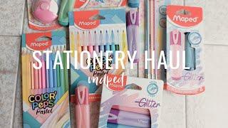 stationery haul ~ maped