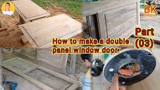 How To Make Double Panel Door// Double painal darvaja kaise banate hai//woodworking by Bk Carpenter