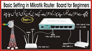 Basic Setting in Mikrotik Router Board for Beginners | Mikrotik Configuration Step by Step
