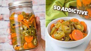 Taqueria-Style Pickled Jalapenos and Carrots (Mexican Flavors!)