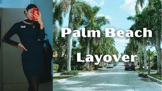 Flight Attendant Vlog || Palm Beach, Florida