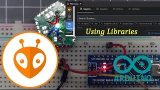 Using external libraries with PlatformIO and Arduino