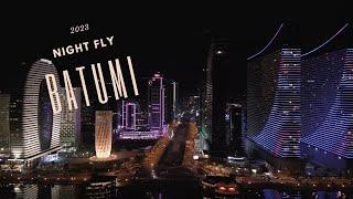 Night Drone Fly - Batumi, Georgia, 02.2023 [teaser] | DJI Mini 3 Pro | 4K Drone Footage