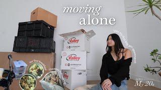 i finally moved out  | moving into my first apartment, unpacking & getting the essentials