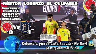 Colombia pierde ante Ecuador por las eliminatorias al mundial 2026 