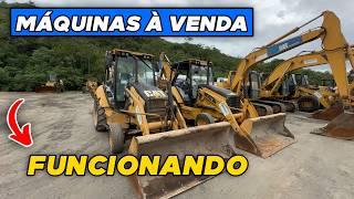 MÁQUINAS LINHA AMARELA À VENDA COM DESCONTO *operando*