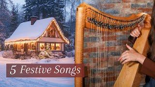 Play 5 Festive Christmas Favorites on the Harp!