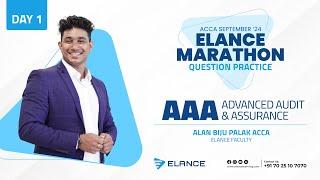 Elance Marathon Question Practice + Revision | AAA | Day 1 | Alan Biju Palak ACCA | ACCA Sept ‘24