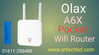 Olax Ax6 Pro 4G Wifi Router BD | AR TECH BD | Bangla Unboxing Review | 2023