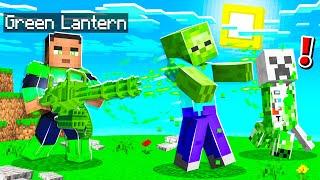 PLAYING as GREEN LANTERN in MINECRAFT!