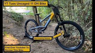 YT Tues Uncaged 11 Review/ First look #ytbikes #yttues #ytindustries#maxxis #cushcore#leatt#spyoptic