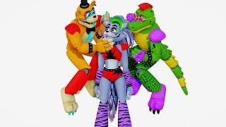 MMD FNAF SECURITY BREACH Freaks