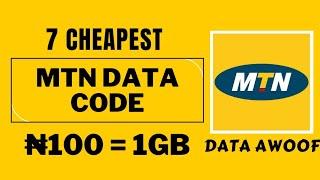 [Top 7] MTN Cheap Data Bundle Codes || MTN Data Cheat 2024 || MTN Cheapest Data Plan