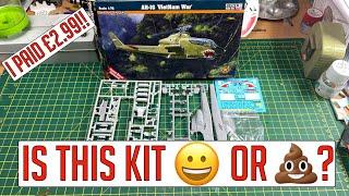 Is This £2.99 Mistercraft AH-1G Model Kit Good or Bad?!! | Unboxing